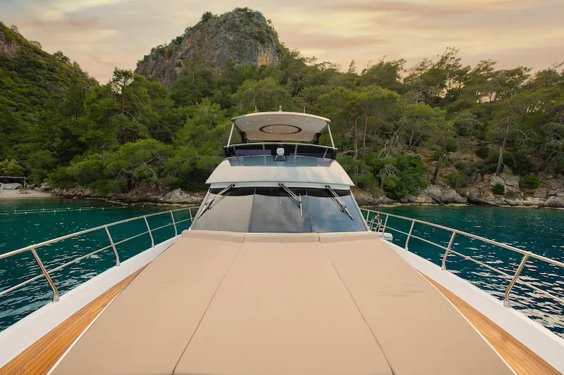 Golden Blue, a Custom Made Golden blue motor yacht at Fethiye, Turkey
