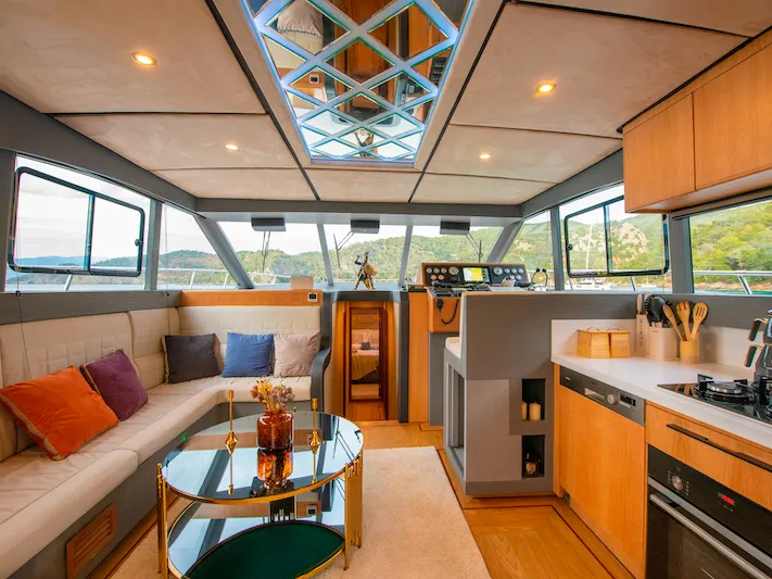 Golden Blue, a Custom Made Golden blue motor yacht at Fethiye, Turkey