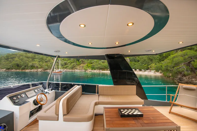 Golden Blue, a Custom Made Golden blue motor yacht at Fethiye, Turkey