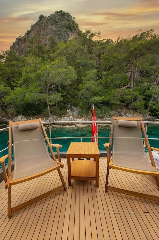 Golden Blue, a Custom Made Golden blue motor yacht at Fethiye, Turkey
