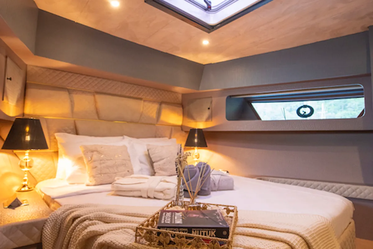 Golden Blue, a Custom Made Golden blue motor yacht at Fethiye, Turkey