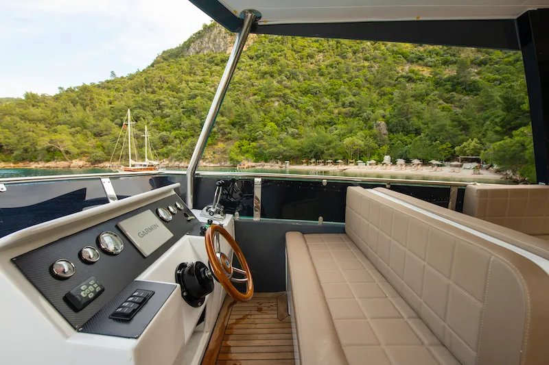 Golden Blue, a Custom Made Golden blue motor yacht at Fethiye, Turkey