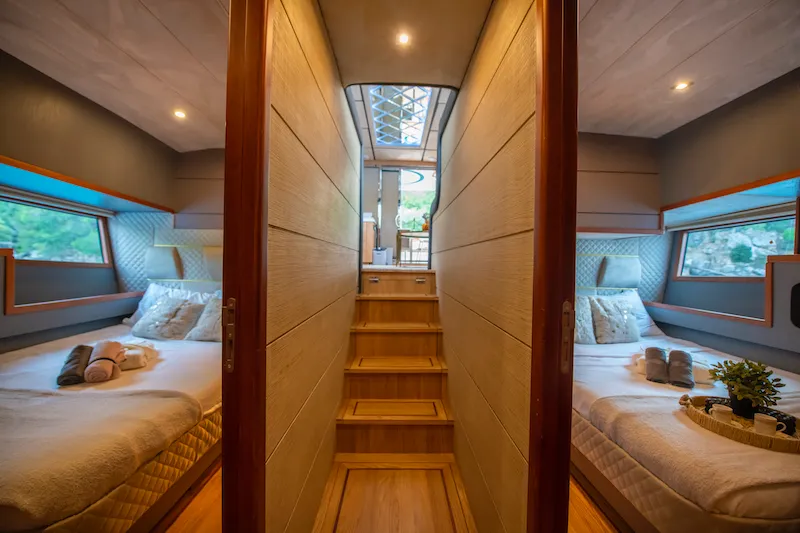 Golden Blue, a Custom Made Golden blue motor yacht at Fethiye, Turkey