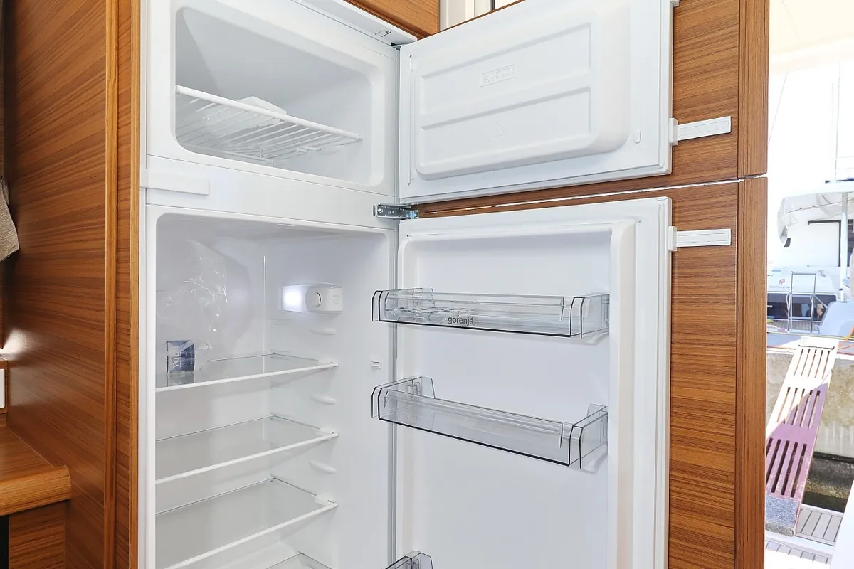 Galley of Blandona, a Greenline 39 motor yacht at Pirovac, Croatia