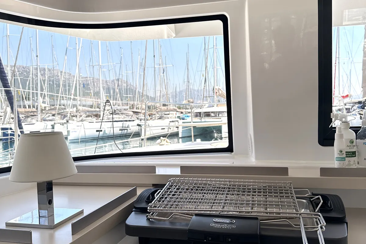 Maestro, a Bali 4.6 catamaran at Kaštela, Croatia
