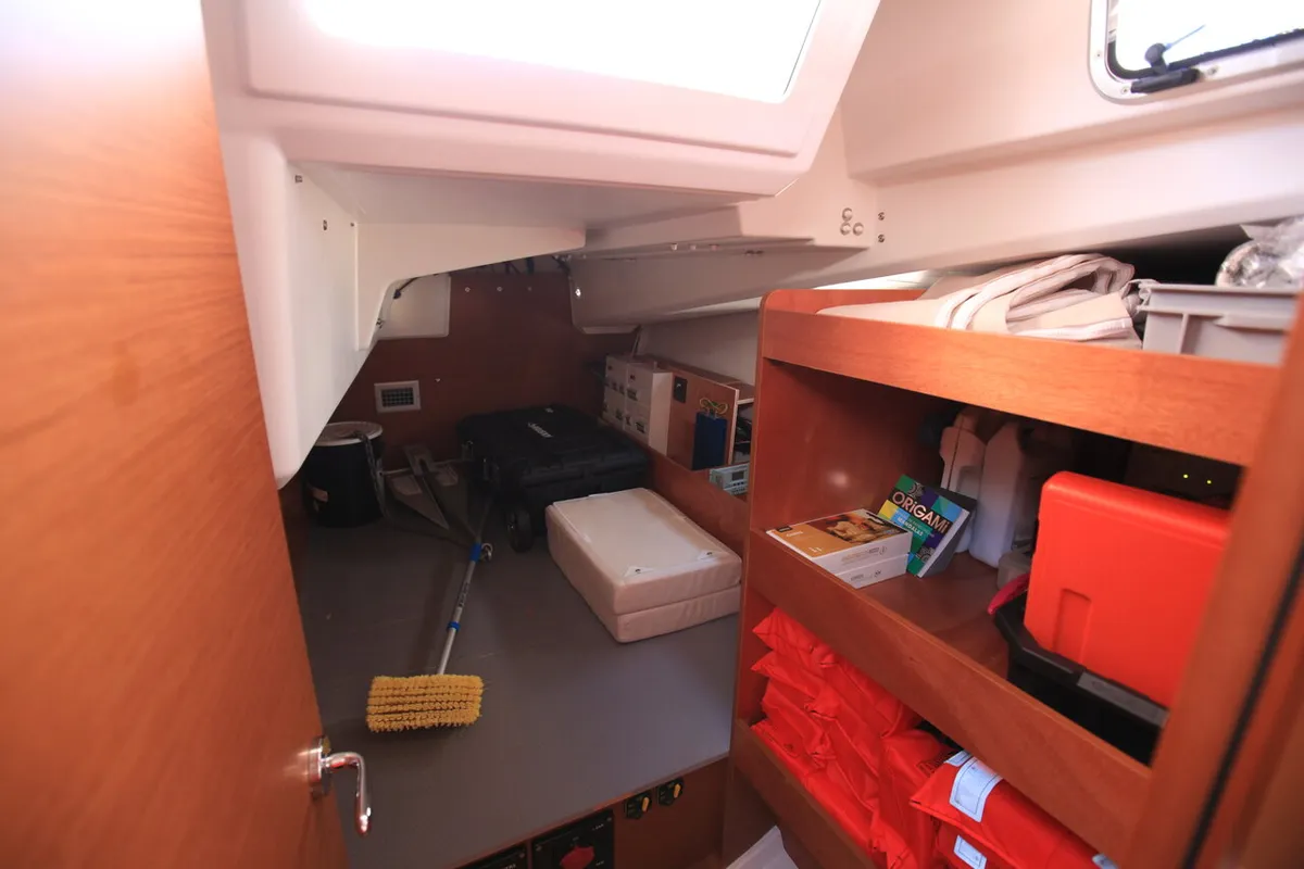 Andiamo, a Jeanneau Sun Odyssey 440 sailboat at Road Town, British Virgin Islands