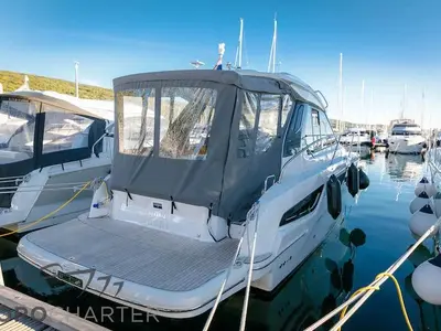 Anchy, a Bavaria 33 Sport HT motorboat at Punat, Croatia