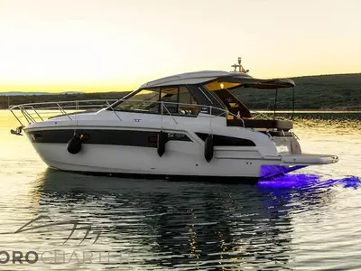 Anchy, a Bavaria 33 Sport HT motorboat at Punat, Croatia