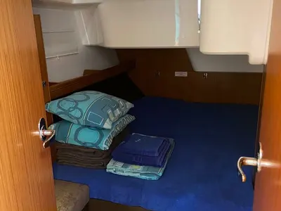Cabin on Locura, a Bavaria Cruiser 51 sailboat at Općina Vrsar, Croatia