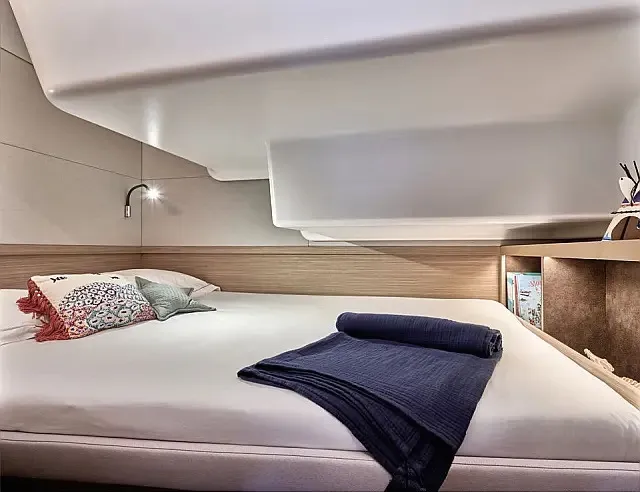Cabin on All for love, a Lagoon 51 catamaran at Seget Donji, Croatia