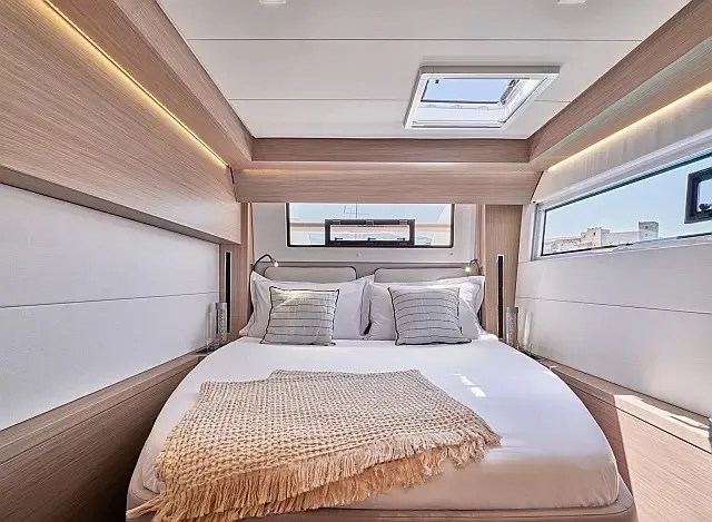 Cabin on All for love, a Lagoon 51 catamaran at Seget Donji, Croatia