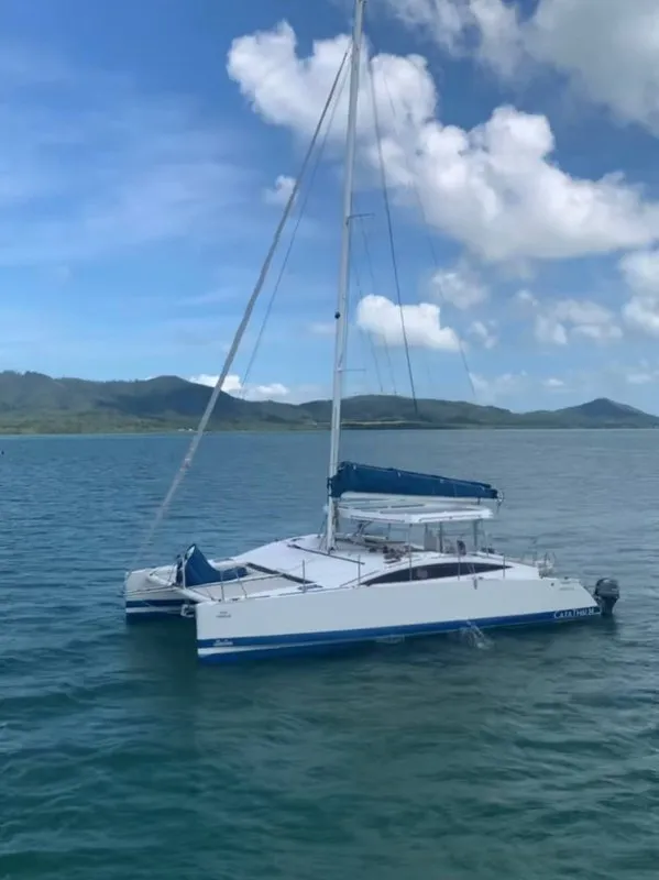 Andaman Dream, a Catathai 34 Open catamaran at Mai Khao, Thailand
