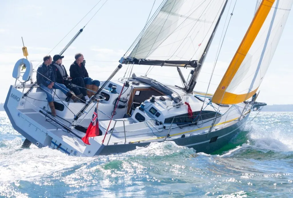 Exterior view of Shore Line, a RM 890 sailboat at La Rochelle, France