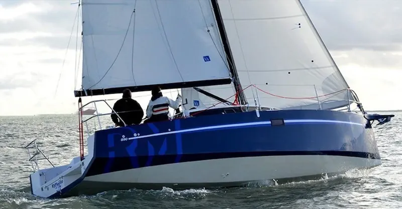 Exterior view of Shore Line, a RM 890 sailboat at La Rochelle, France