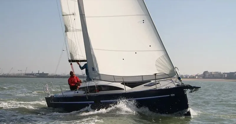 Exterior view of Shore Line, a RM 890 sailboat at La Rochelle, France