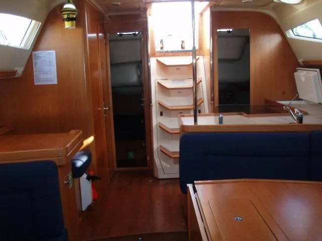 Salon of Ippoliti, a Elan Impression 434 sailboat at Athens, Greece