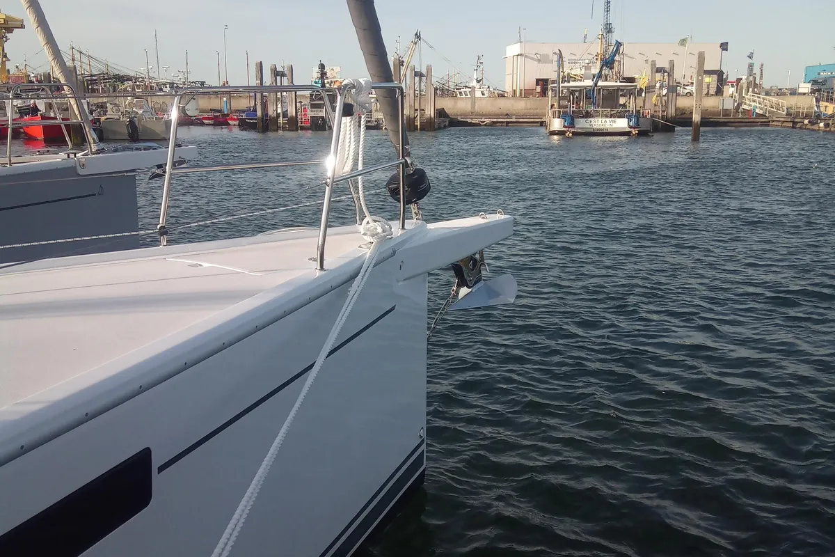 Exterior view of Break Free, a Dehler 38 sailboat at Yerseke, Netherlands