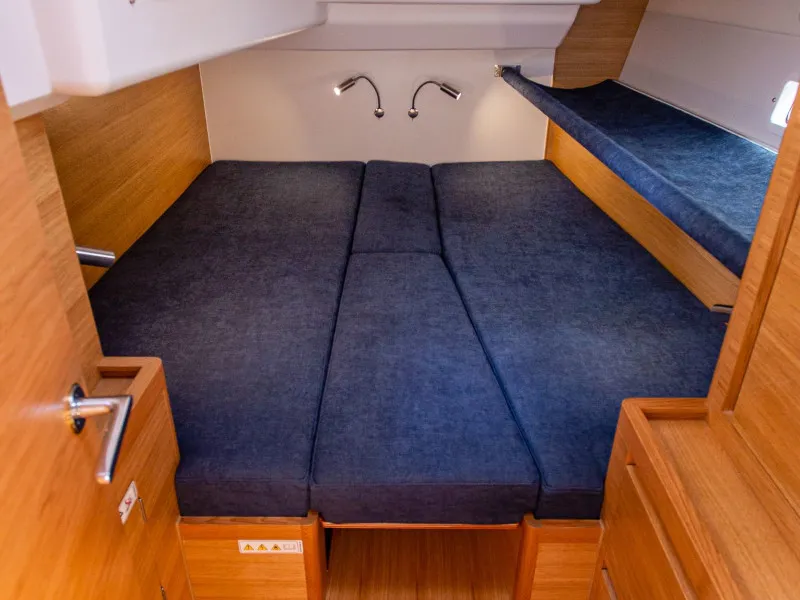 Cabin on Artemis, a X-Yachts X4⁶ sailboat at Lavrion, Greece