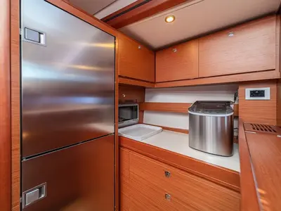 Galley of Barmaley, a Dufour 56 Exclusive sailboat at Primošten, Croatia