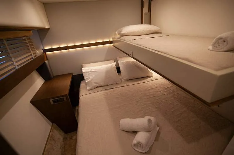Cabin on Maiora, a Gulet Motoryacht motor yacht at Mykonos, Greece
