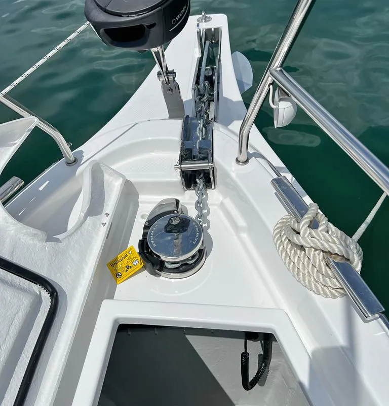 Palma, a Bavaria C42 sailboat at Punat, Croatia