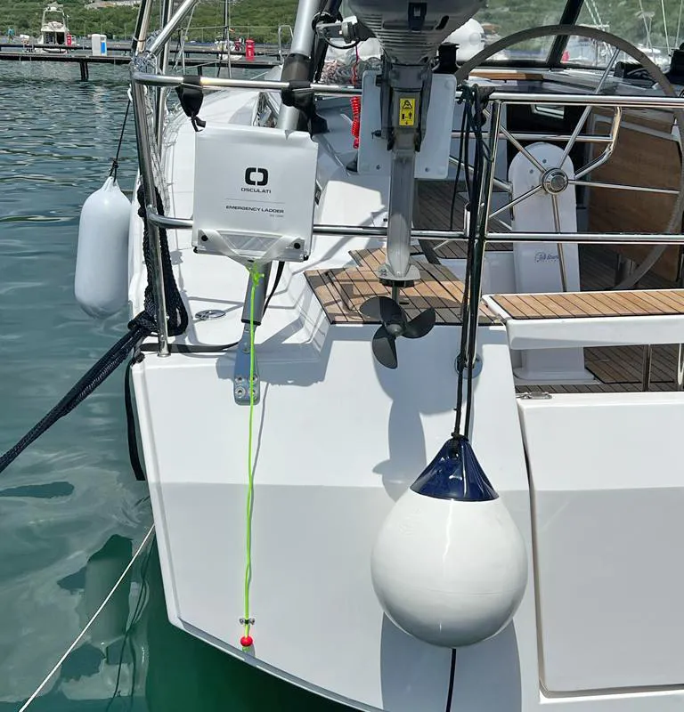 Palma, a Bavaria C42 sailboat at Punat, Croatia