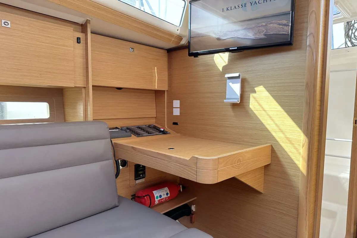 Galley of Dudu, a Dufour 310 GL sailboat at Heiligenhafen, Germany