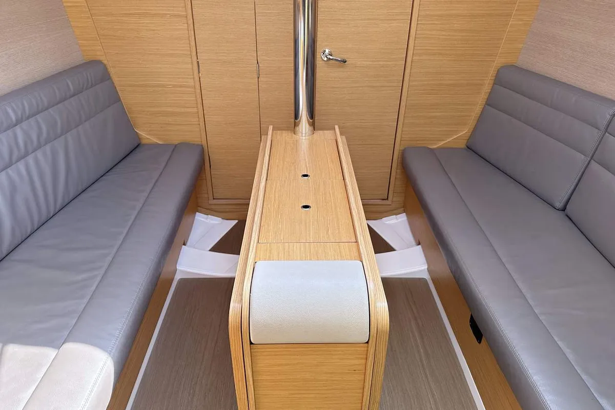 Salon of Dudu, a Dufour 310 GL sailboat at Heiligenhafen, Germany