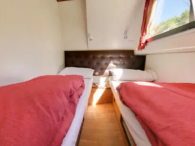 Cabin on Continentale - Budget 21, a Cygnet Continentale motorboat at Homps, France