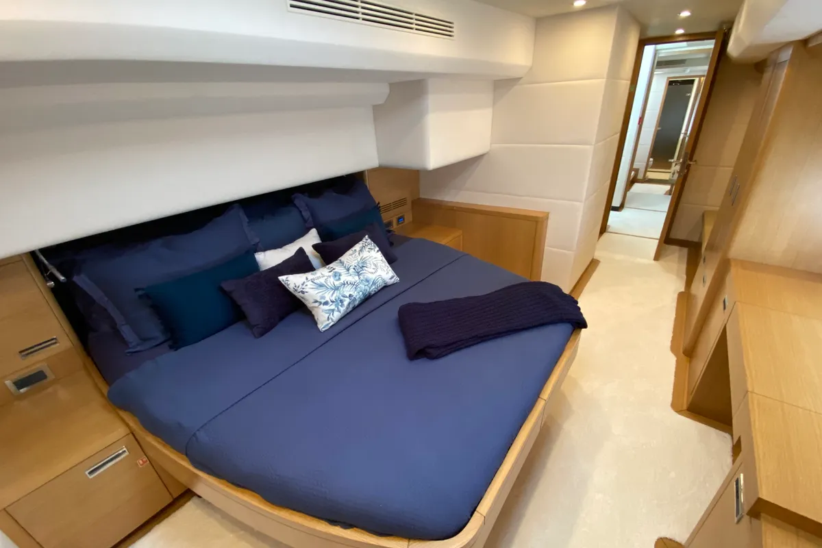 Cabin on Premium +, a Gulet Serenity 64 catamaran at Sant Antoni de Portmany, Spain
