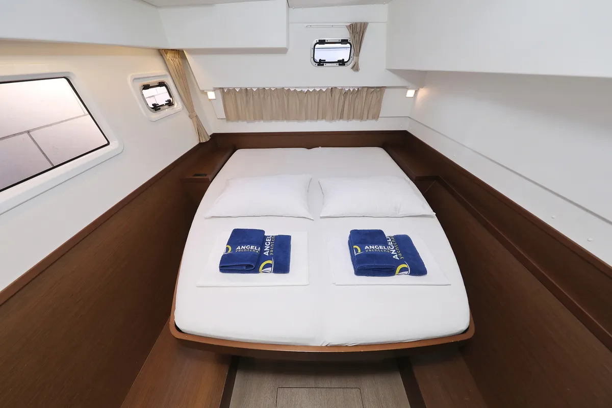 Cabin on Easy Course, a Lagoon 42 catamaran at Grad Trogir, Croatia