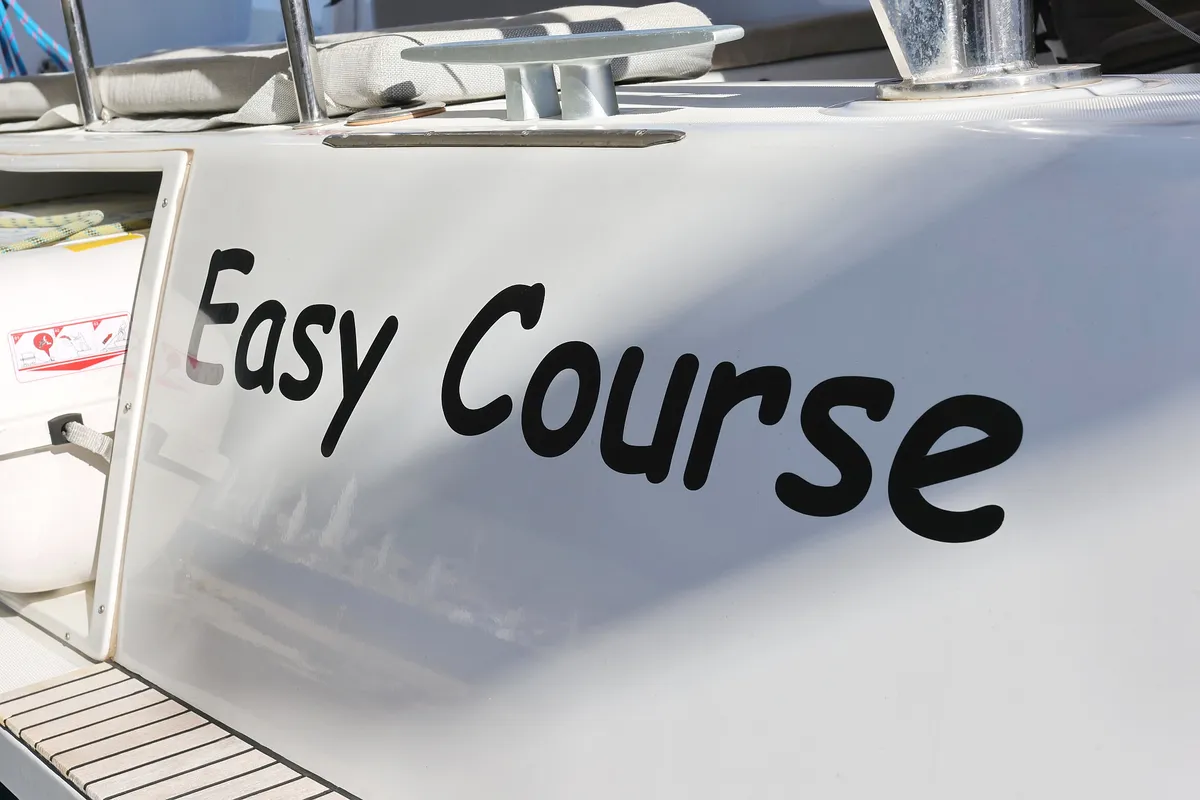 Easy Course, a Lagoon 42 catamaran at Grad Trogir, Croatia