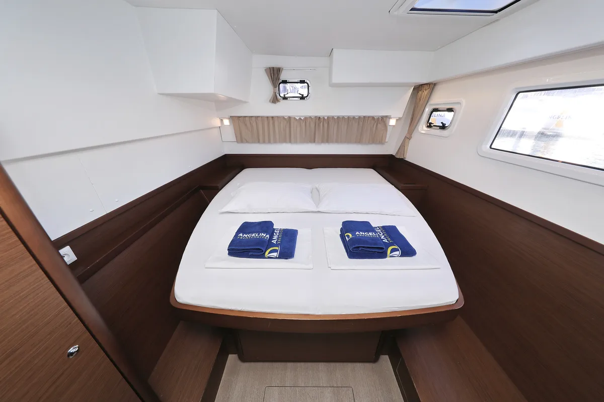Cabin on Easy Course, a Lagoon 42 catamaran at Grad Trogir, Croatia