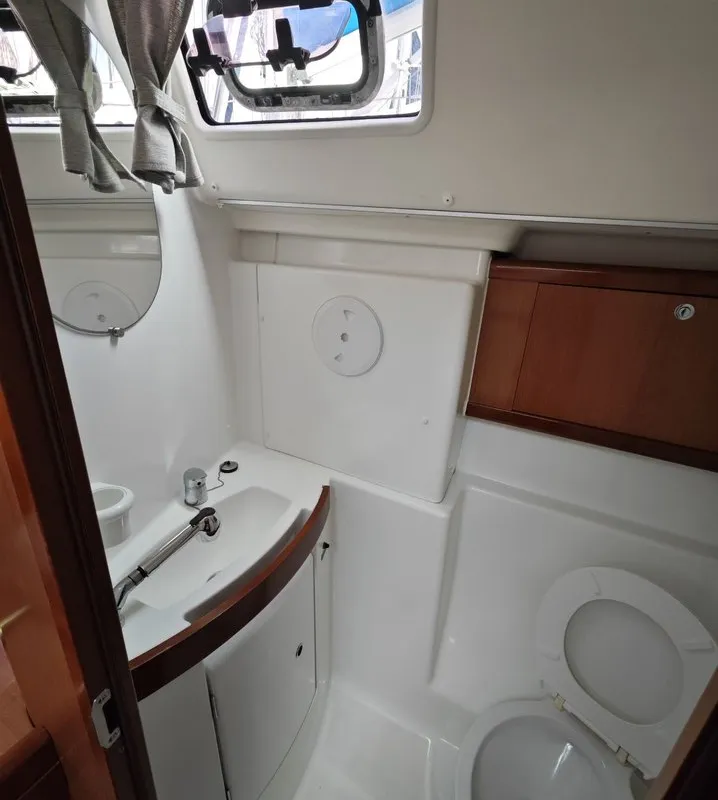Head on Lilium, a Beneteau Oceanis 43 Family sailboat at Fethiye, Turkey