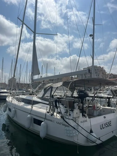 Ulysse 1, a Bavaria C42 sailboat at Marseille, France