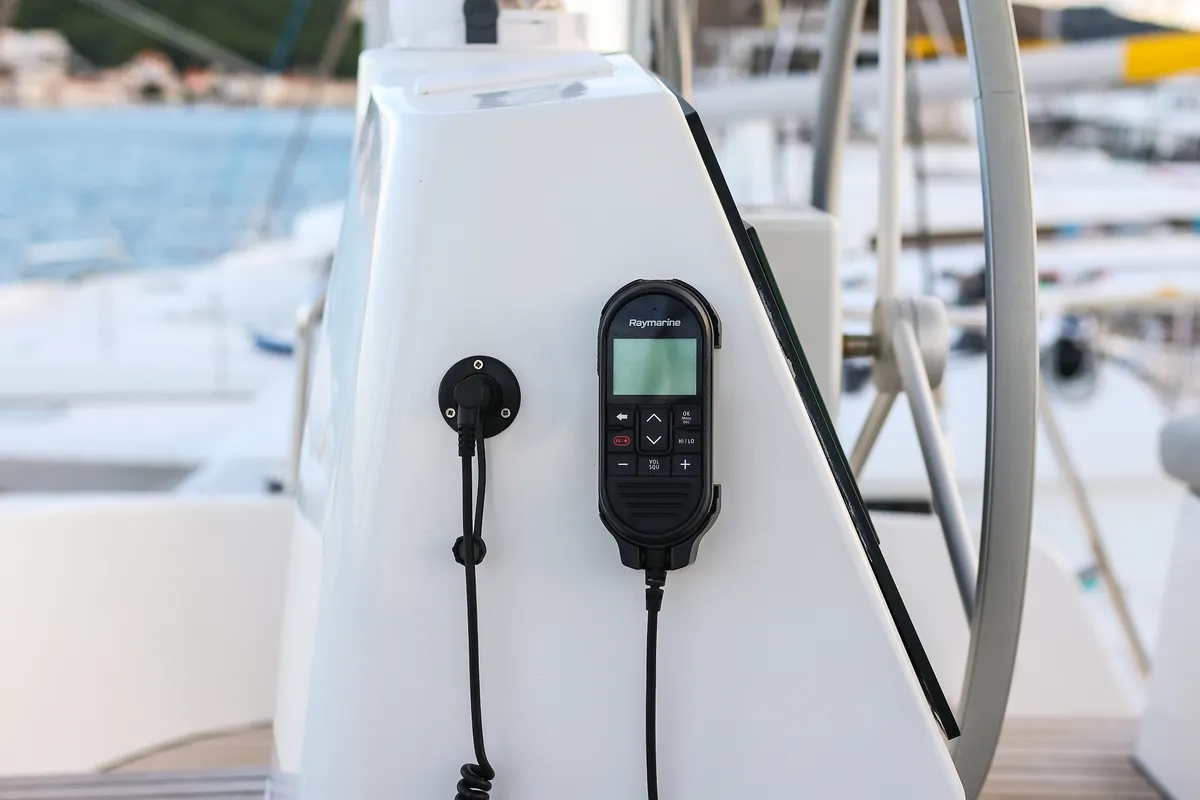 Carpe Diem, a Bali 4.8 catamaran at Trogir, Croatia