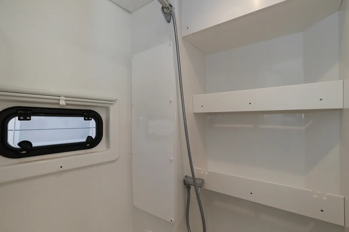 Exterior view of Carpe Diem, a Bali 4.8 catamaran at Trogir, Croatia