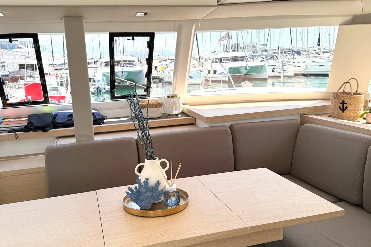 Ocean Allure, a Fountaine Pajot Astrea 42 catamaran at Kaštela, Croatia