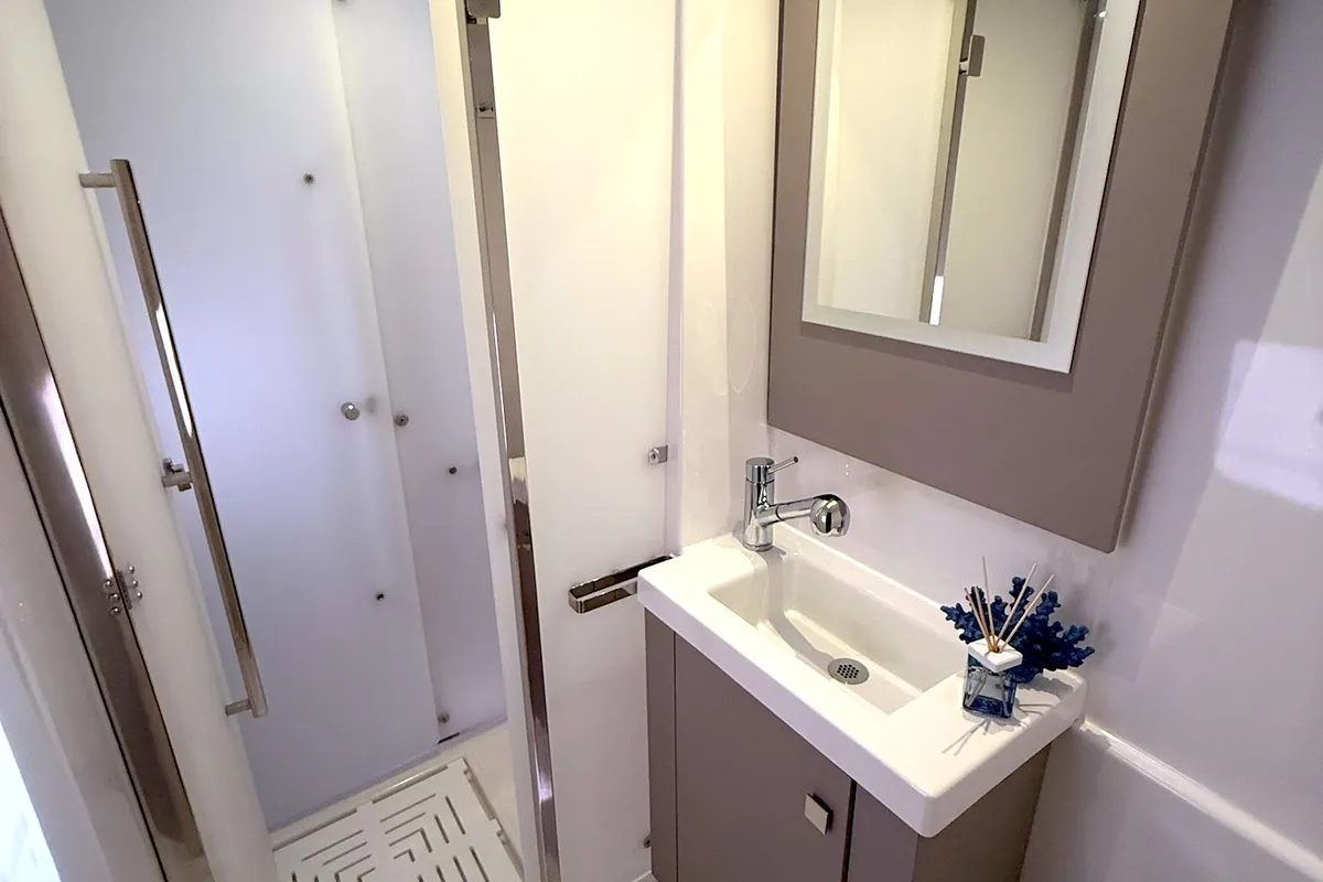 Ocean Allure, a Fountaine Pajot Astrea 42 catamaran at Kaštela, Croatia