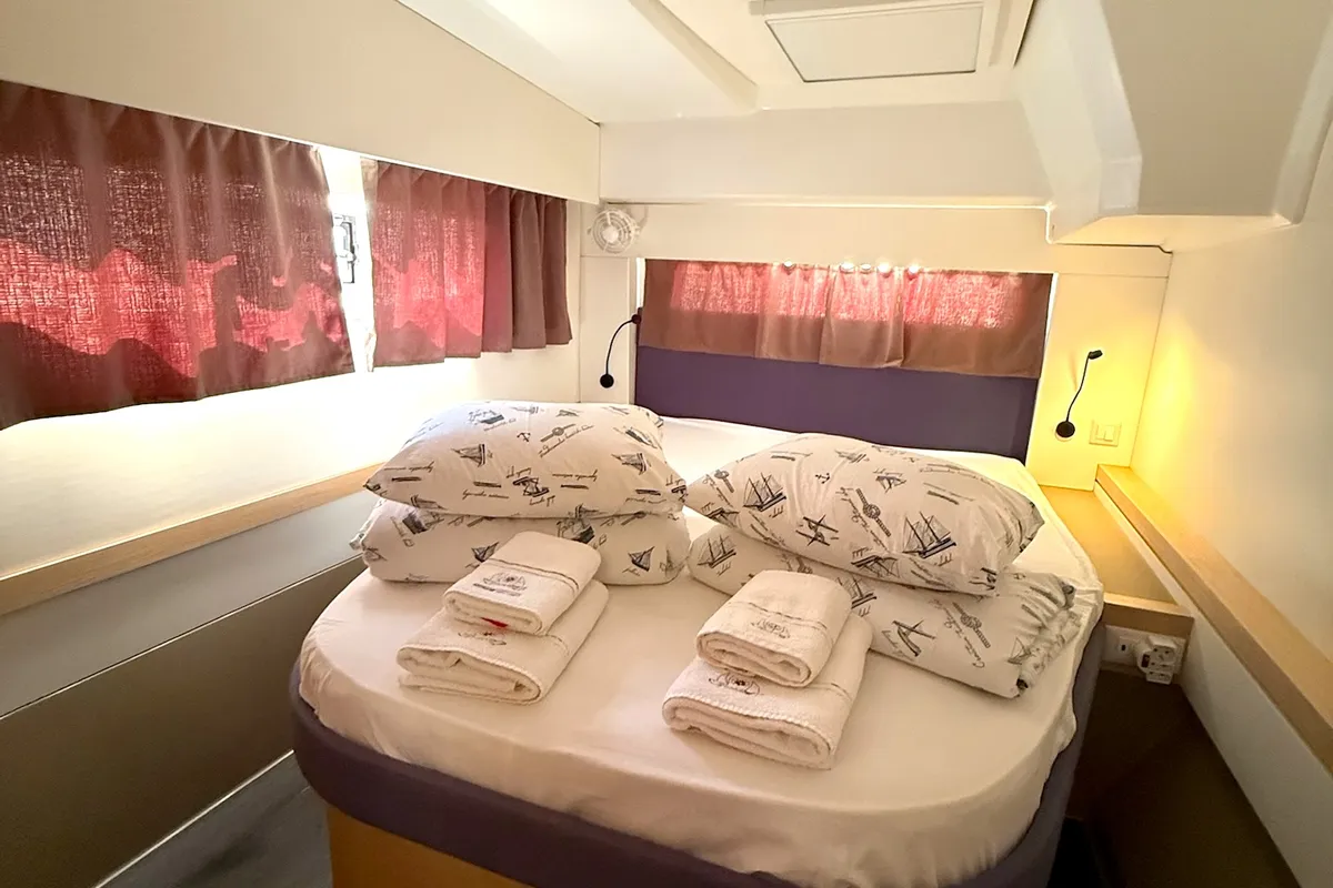 Ocean Allure, a Fountaine Pajot Astrea 42 catamaran at Kaštela, Croatia