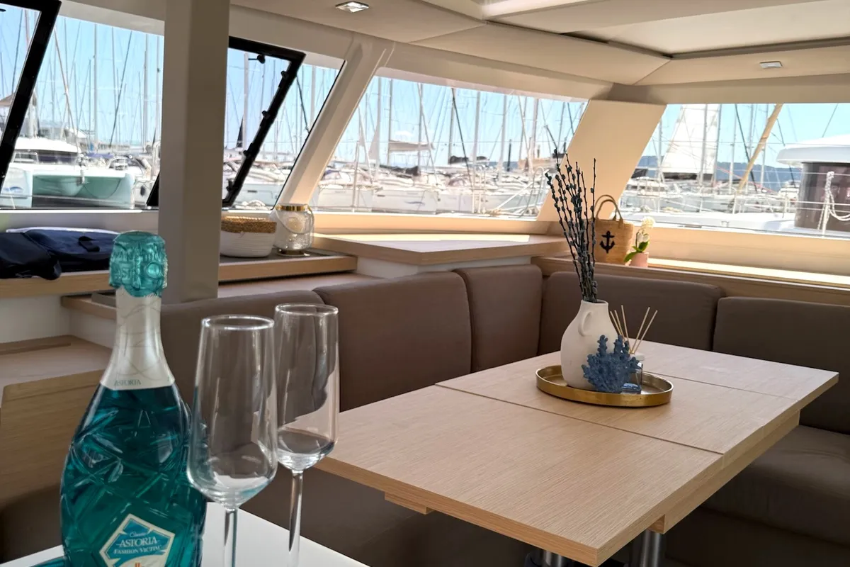Ocean Allure, a Fountaine Pajot Astrea 42 catamaran at Kaštela, Croatia