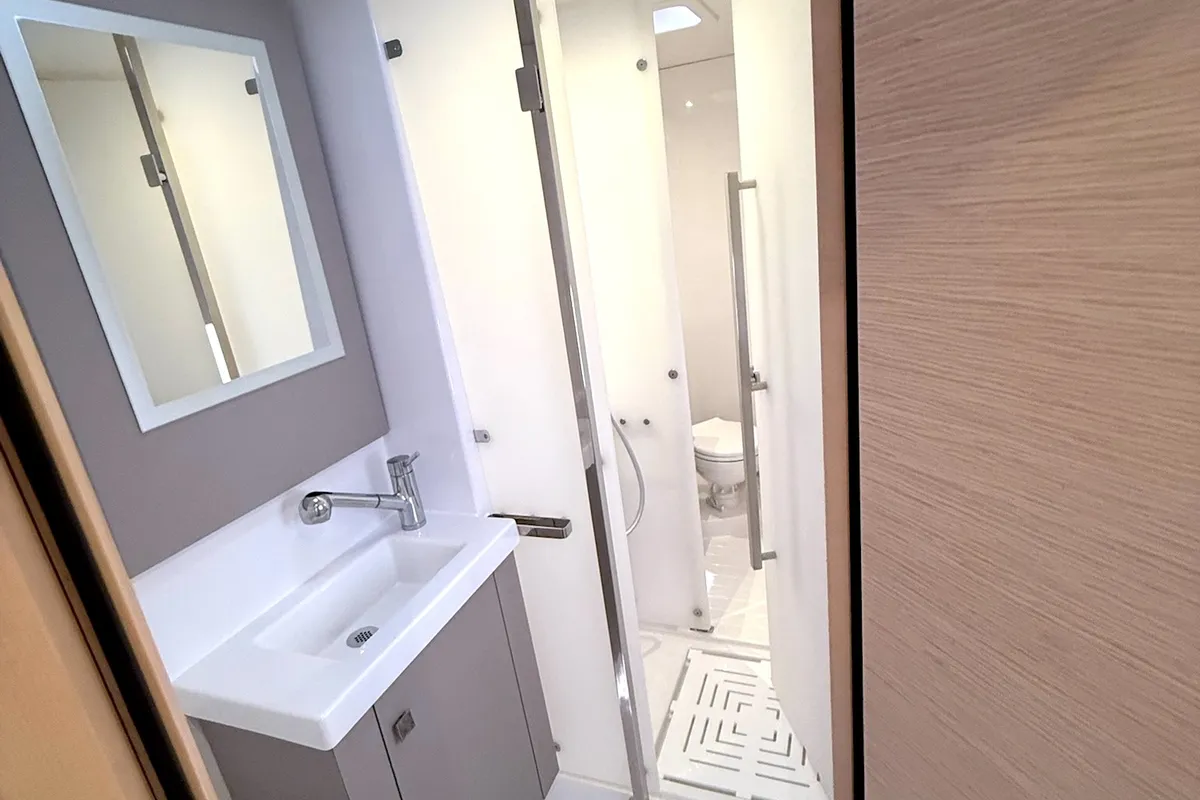 Ocean Allure, a Fountaine Pajot Astrea 42 catamaran at Kaštela, Croatia