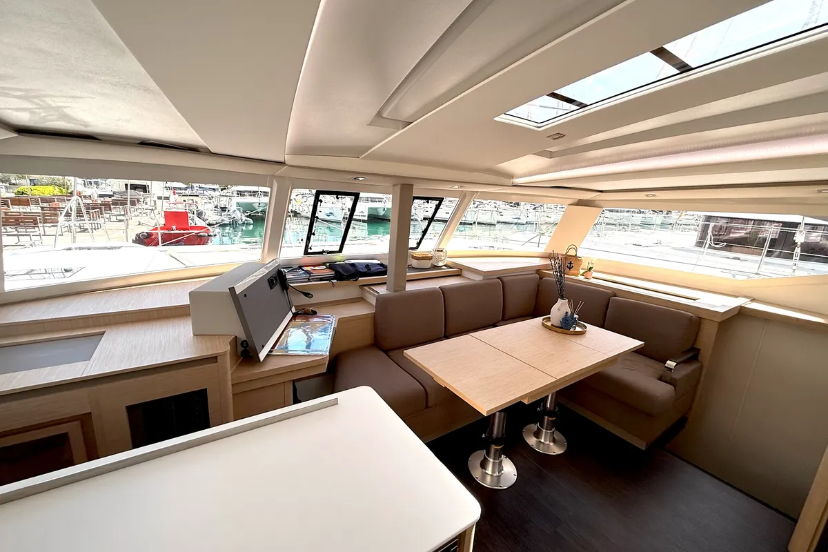 Ocean Allure, a Fountaine Pajot Astrea 42 catamaran at Kaštela, Croatia