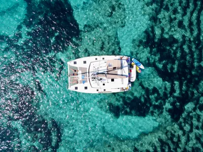 Ocean Allure, a Fountaine Pajot Astrea 42 catamaran at Kaštela, Croatia