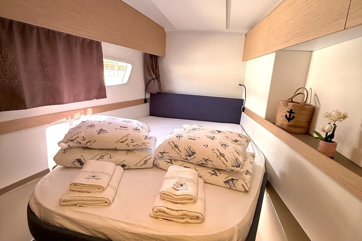 Ocean Allure, a Fountaine Pajot Astrea 42 catamaran at Kaštela, Croatia