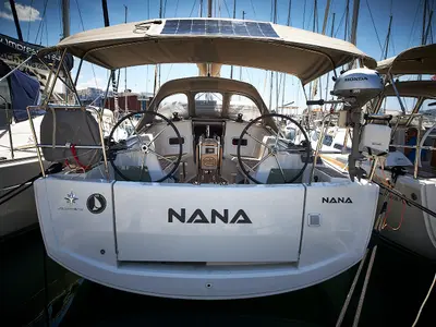 Nana, a Jeanneau Sun Odyssey 349 sailboat at Grad Biograd na Moru, Croatia