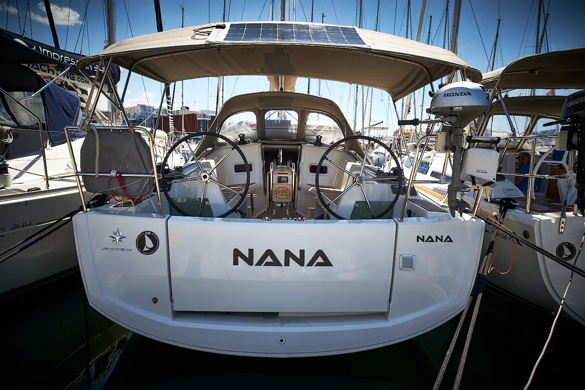 Nana, a Jeanneau Sun Odyssey 349 sailboat at Grad Biograd na Moru, Croatia