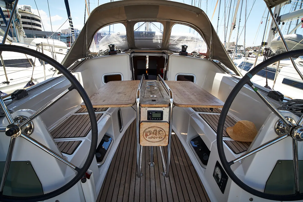Nana, a Jeanneau Sun Odyssey 349 sailboat at Grad Biograd na Moru, Croatia