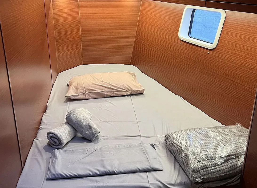 Cabin on Neraida, a Hanse 508 sailboat at Municipal Unit of Lefkada, Greece