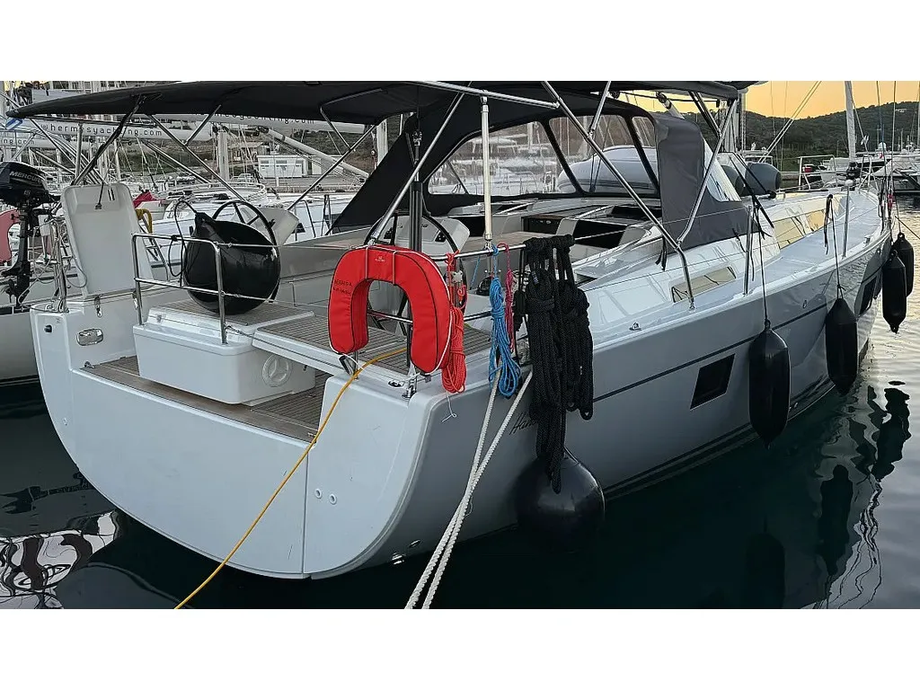 Neraida, a Hanse 508 sailboat at Municipal Unit of Lefkada, Greece